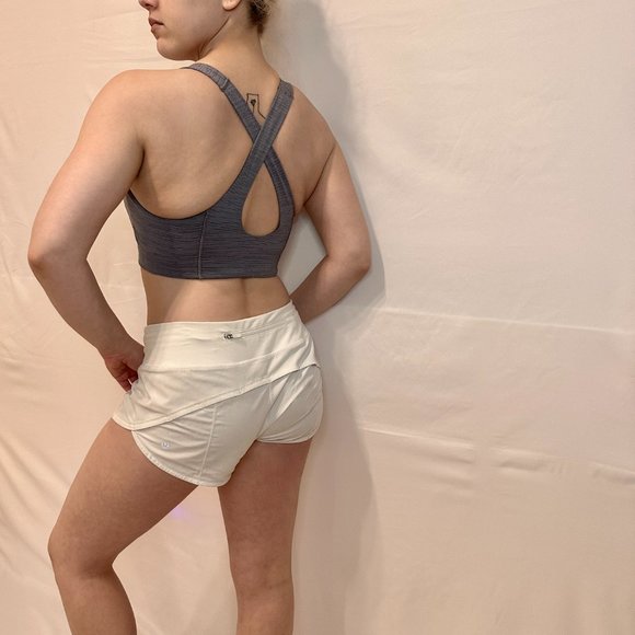 Outdoor Voices Key Crossback TechSweat Sports Bra - Storm - XS - Picture 3 of 8